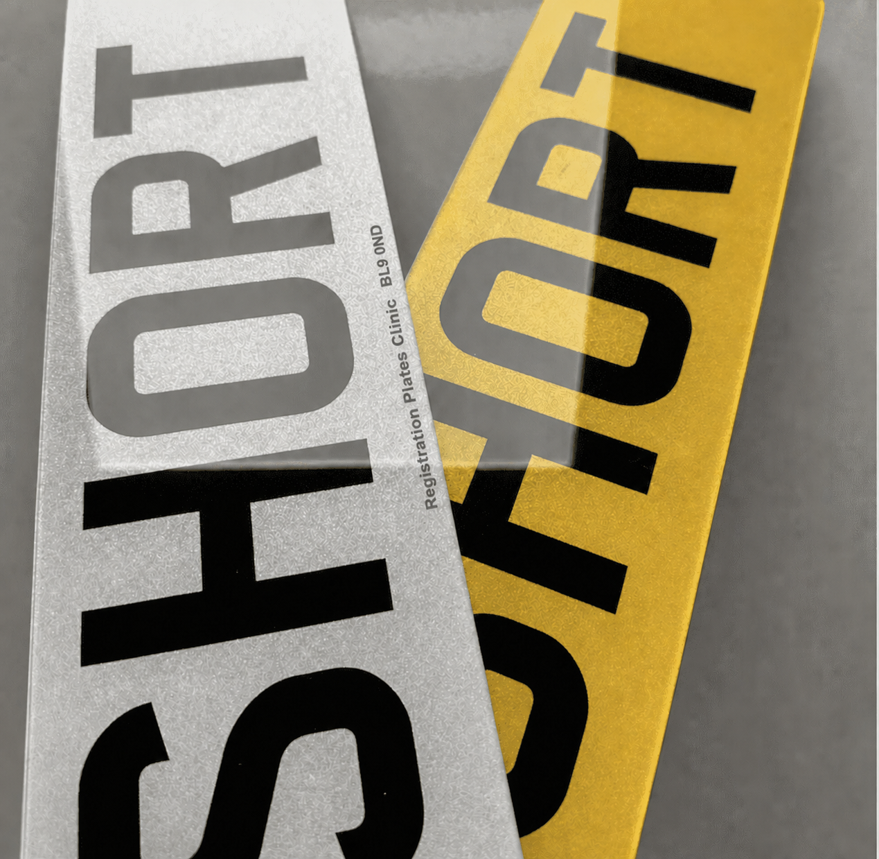Registration Plates Clinic short number plates